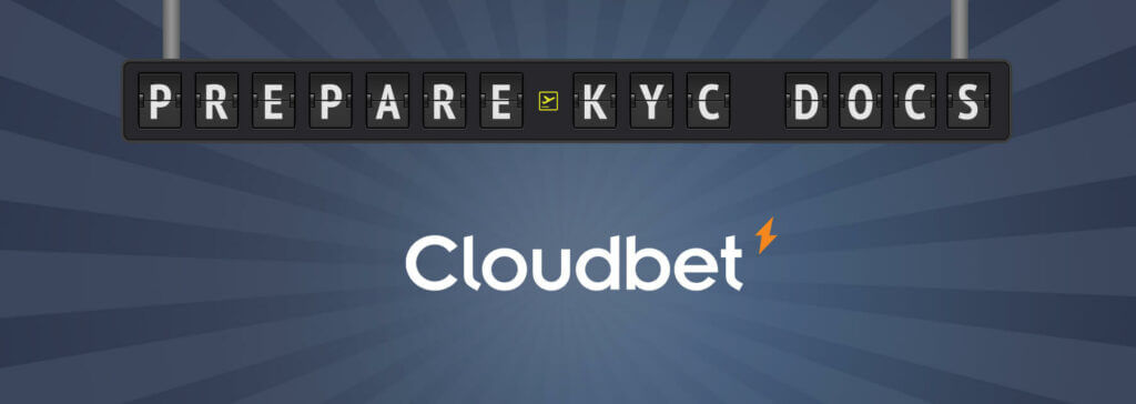 Cloudbet KYC status